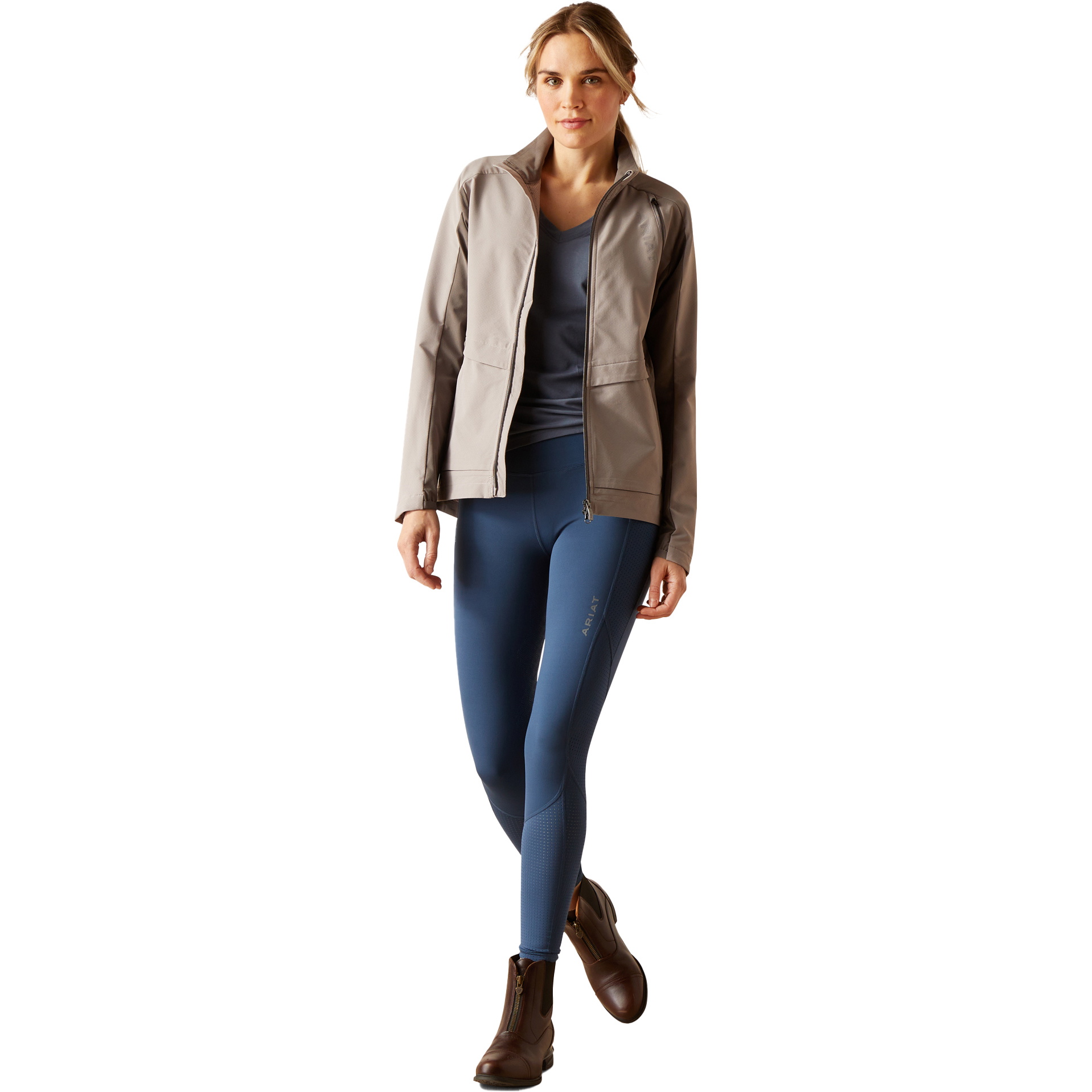 Ariat Womens Breathe Deep Jacket 10048668 - Zinc